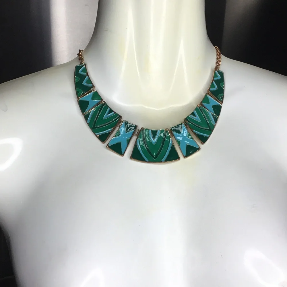 Rare vintage retro enamel jewellery - Picture 5 of 8